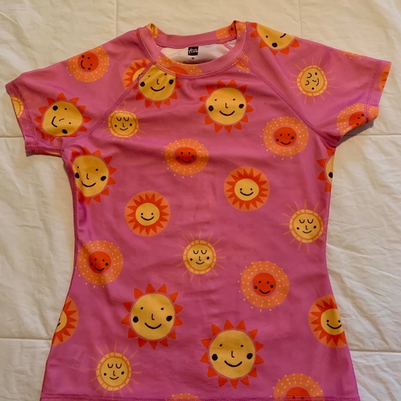 Tea Collection Sun's Out SS Rash Guard | Size 10 - Picture 7 of 11